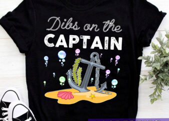 RD Funny Captain Wife Dibs on the Captain T-Shirt