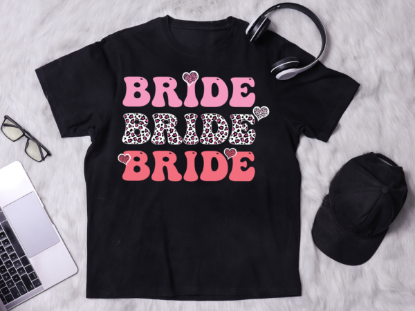 Rd leopard bride bridal shower bride to be bachelorette party t-shirt