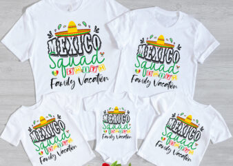 RD Mexico Squad Custom Name Family Vacation, Mexico Squad Shirt, Mexico Trip Shirt, Mexico Crew