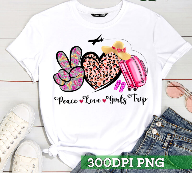 RD Peace Love Girls Trip Shirt, Leopard Print Girls Trip Shirt, Vacation Mode Shirt, Girls Vacation, Vacation 2022 Shirt