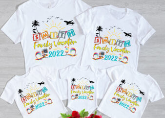 RD Personalized Family Vacation 2022 Shirt, Family Matching Tee, Summer Shirt, Beach Tee, Funny Holiday Gift, Summer Vacation Tee1