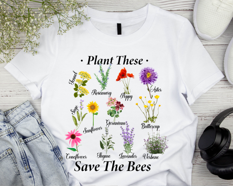 RD Plant these Save the Bees Save the Bees shirt Bee Lover shirt Honey Bees