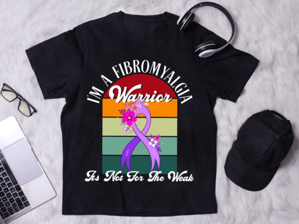 Rd strong fibromyalgia warrior quote, fibromyalgia awareness t-shirt