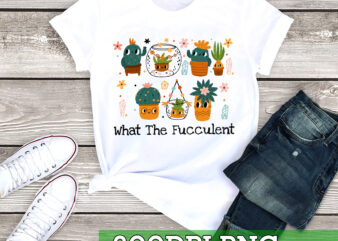 RD What The Fucculent Funny Succulents 1 t shirt design online