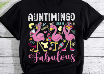 RD Womens Auntimingo Like A Normal Aunt – Funny Flamingo lovers t shirt design online