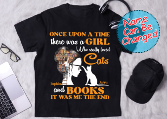 RD Womens Cat Book Lovers Reading Book t shirt design online