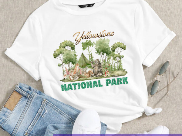 Rd yellowstone t shirt funny shirts yellowstone shirt national park cute bear cool graphic t shirt grand tetons hiking camping tee mens