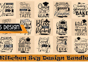 Kitchen Svg Design Bundle