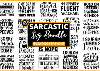 SARCASTIC SVG BUNDLE