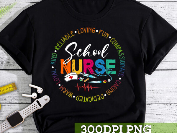 School nurse png file, school nurse gift, gift for her, nursing design, nurse gradaution gift, instant download hc