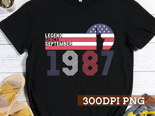 September birthday men png file for shirt, us flag design, patriot png, gift for him, birthday gift for dad, instant download hc
