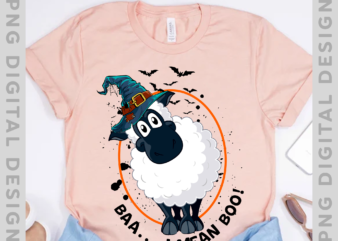Sheep Ghost Sheep Halloween T-shirt, Baa I Mean Boo T-shirt, Funny Sheep tshirt, Funny Halloween Gifts TH