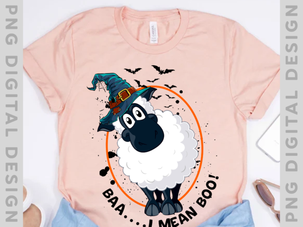 Sheep ghost sheep halloween t-shirt, baa i mean boo t-shirt, funny sheep tshirt, funny halloween gifts th