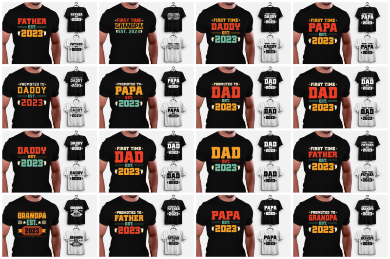 Mother’s Day Father’s Day T-Shirt Design Bundle