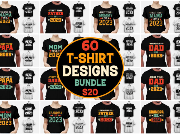 Mother’s day father’s day t-shirt design bundle