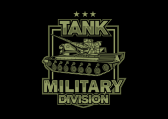 TANK MILITARY DIVISION t shirt designs for sale