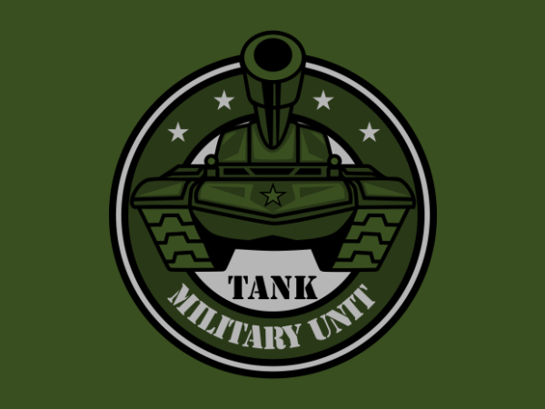 Tank military unit t shirt designs for sale