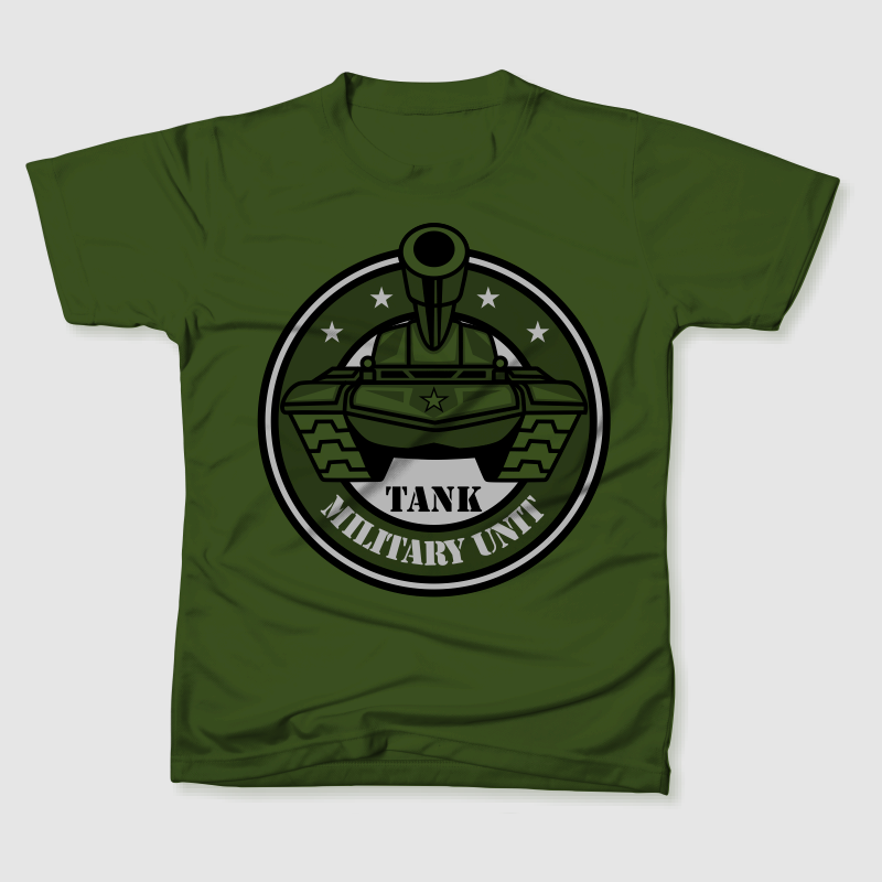 TANK MILITARY UNIT Buy tshirt designs