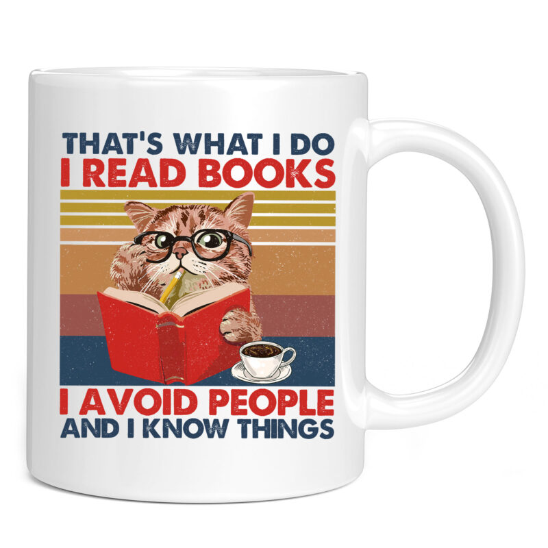 That_s What I Do I Read Books I Avoid People I Know Things T-Shirt PC