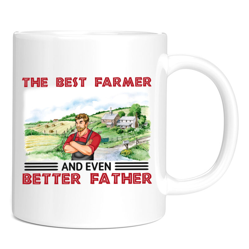 The Best Farmer And Even Better Father – Personalized Shirt PC
