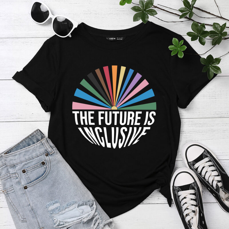 The Future Is Inclusive LGBT Gay Rights Pride Retro Vintage PC