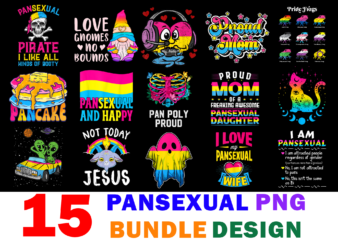 15 Pansexual shirt Designs Bundle For Commercial Use, Pansexual T-shirt, Pansexual png file, Pansexual digital file, Pansexual gift, Pansexual download, Pansexual design