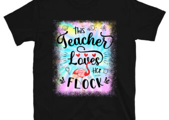 This Assistant Principal Loves Her Flock Flamingo Teacher T-Shirt PC
