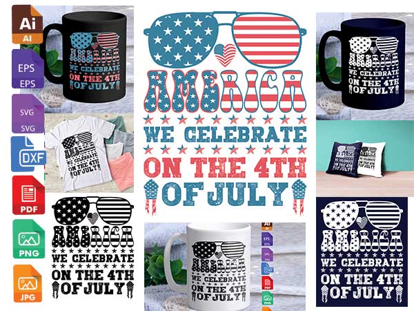 4th july all american sublimation the heart of the family tent t-shirt clothing vector svg best cool tshirt digital prints file