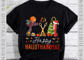 Vintage Barber Hairdresser Hairstylist Halloween T-Shirt, Hairdresser Halloween, Halloween Gift TH