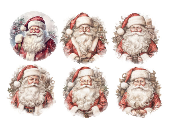 Christmas bundle, vintage santa sublimation bundle, vintage santa, vintage christmas, retro santa, vintage santa sublimation, vintage santa png, santa clipart, santa sublimation, hand drawn santa, christmas, christmas clipart, christmas sublimation, t shirt vector file