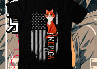 Merica T-Shirt Design, Merica SVG Cut File, cat t shirt design, cat shirt design, cat design shirt, cat tshirt design, fendi cat eye shirt, t shirt cat design, funny cat