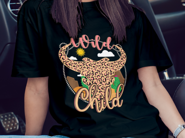 Wild child boho png, tshirt designs, sublimation designs downloads, western design png, leopard print png, png, svg,popular tshirt designs