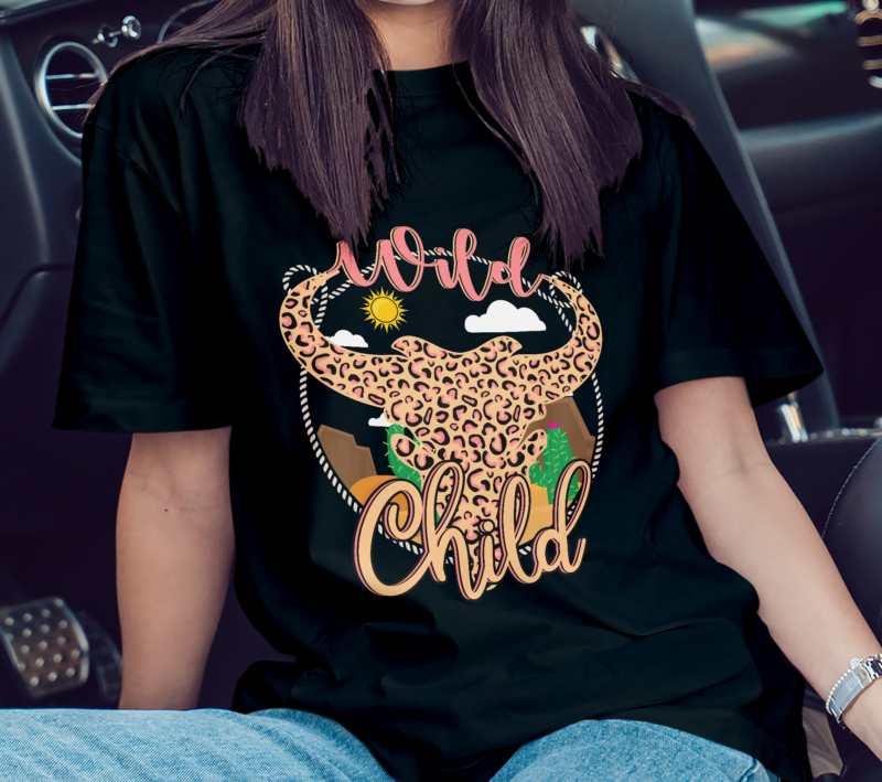 Wild child boho png, tshirt designs, sublimation designs downloads, western design png, leopard print png, png, svg,popular tshirt designs