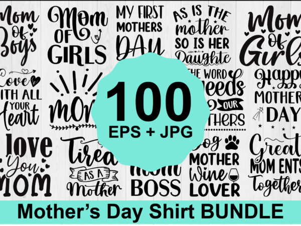 Mother’s Day typography shirt design Bundle for mother lover mom mommy mama Handmade calligraphy vector illustration Silhouette  
