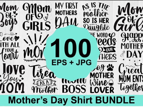 Mother’s day typography shirt design bundle for mother lover mom mommy mama handmade calligraphy vector illustration silhouette  