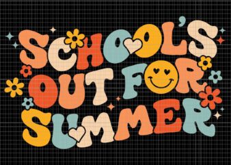 Vintage Schools Out For Summer Svg, Schools Out For Summer Svg, School Svg, School Summer Svg t shirt vector art