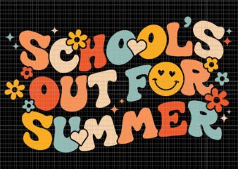 Vintage Schools Out For Summer Svg, Schools Out For Summer Svg, School Svg, School Summer Svg