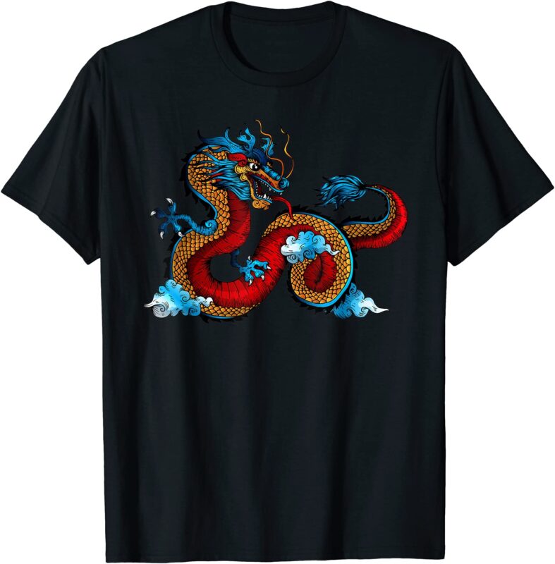 15 Dragon Shirt Designs Bundle For Commercial Use, Dragon T-shirt ...