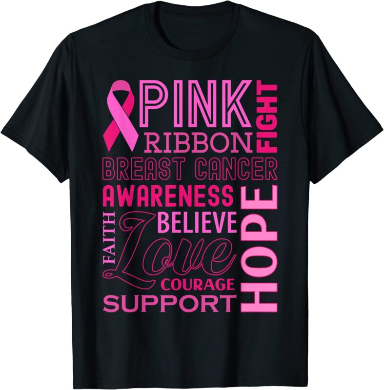 15 Breast Cancer Awareness Shirt Designs Bundle For Commercial Use, Breast Cancer Awareness T-shirt, Breast Cancer Awareness png file, Breast Cancer Awareness digital file, Breast Cancer Awareness gift, Breast Cancer