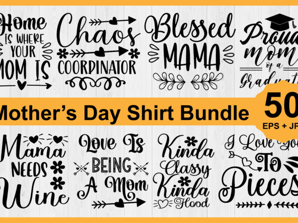 Happy mother’s day shirt design bundle print template, lucky charms, irish, everyone has a little luck typography design