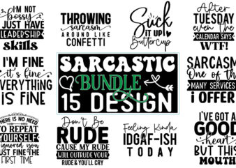 Sarcastic Coffee Mug SVG Bundle t shirt template vector