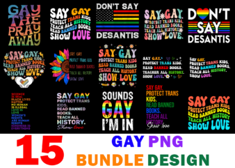 15 Gay shirt Designs Bundle For Commercial Use, Gay T-shirt, Gay png file, Gay digital file, Gay gift, Gay download, Gay design