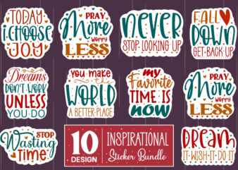 Inspirational Sticker Svg Bundle, Motivational Quotes Svg Bundle,Motivational Svg Bundle, Positive Quote, Saying Svg, Png Files, Funny Quotes cut files for cricut, Inspirational svg,Christian Bundle SVG, Scripture Bundle, Instant Download, t shirt design for sale