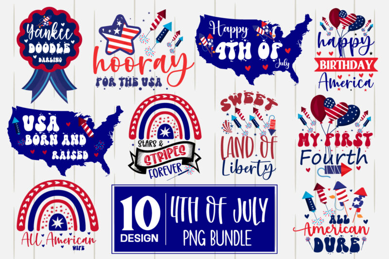 4th of July Png Bundle, 4th of July Svg Bundle,4th of July SVG Bundle, July 4th SVG, Fourth of July svg, America svg, USA Flag svg, Patriotic, Independence Day Shirt,