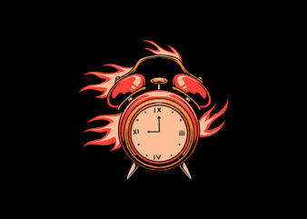 burning time t shirt template