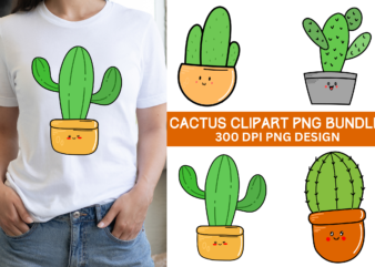 cactus Clipart Png Bundle,cactus TSHIRT ng Bundle