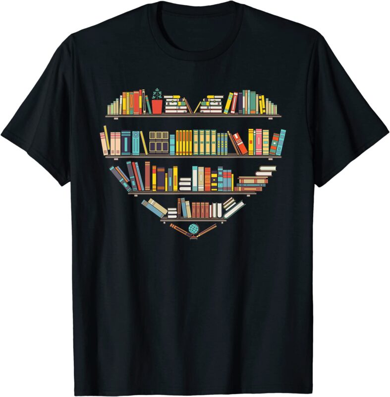 15 Book Shirt Designs Bundle For Commercial Use, Book T-shirt, Book png file, Book digital file, Book gift, Book download, Book design