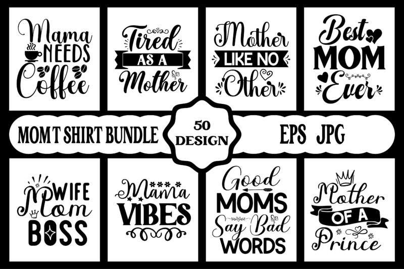 Mothers day t shirt bundle, mothers day t shirt vector set, Happy mothers day t-shirt set, Mother's day element vector, lettering mom t-shirt, Mommy t shirt, decorative mom tshirt, Mom