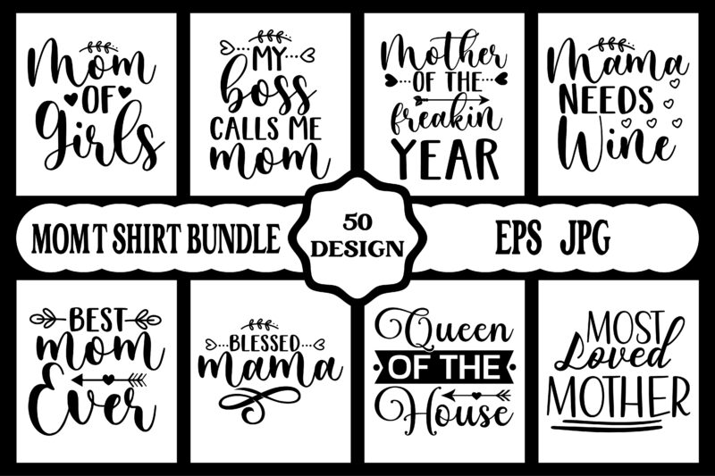 Mothers day t shirt bundle, mothers day t shirt vector set, Happy mothers day t-shirt set, Mother's day element vector, lettering mom t-shirt, Mommy t shirt, decorative mom tshirt, Mom