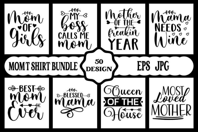 Mothers day t shirt bundle, mothers day t shirt vector set, Happy mothers day t-shirt set, Mother's day element vector, lettering mom t-shirt, Mommy t shirt, decorative mom tshirt, Mom